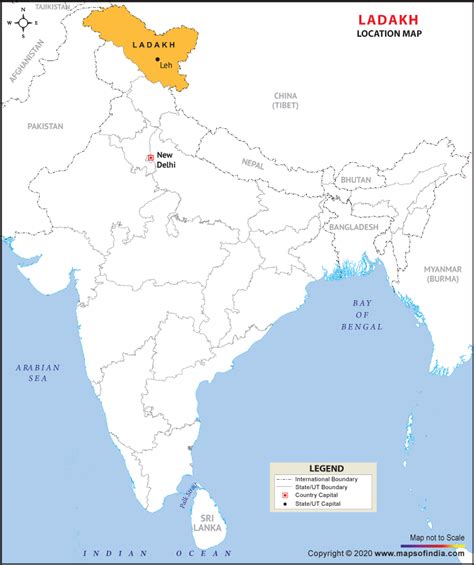 Where Is Ladakh Situated In India Map - Corrie Christina