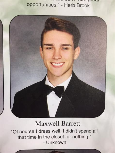 a man wearing a tuxedo and bow tie with a quote from maxwell barlett