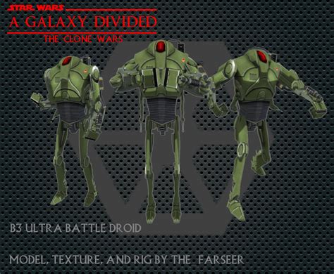 B3 Ultra Battle Droid image - A Galaxy Divided: The Clone Wars mod for Star Wars: Empire at War ...