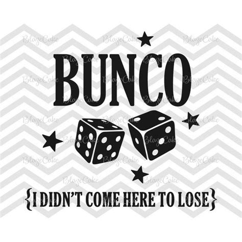 Bunco, Bunco Gift, Bunco Babe Svg, Bunco Night, Bunco Svg, Bunco Dxf ...