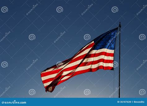 Windy US flag 3 stock photo. Image of design, concept - 36187628