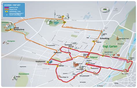 Munich Attractions Map | FREE PDF Tourist City Tours Map Munich 2024