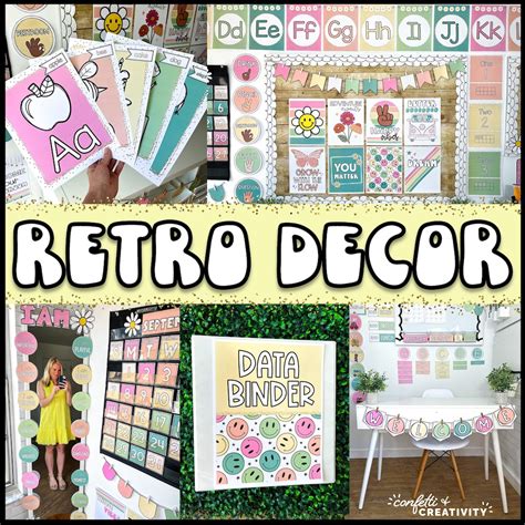 Retro Classroom Decor Bundle Teacher Classroom Decor Classroom Decor ...