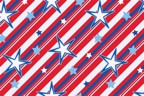 3 Seamless Vector Stars and Stripes Pattern | Design Panoply