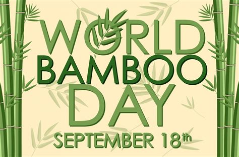 World Bamboo Day 2022 observed on 18th September