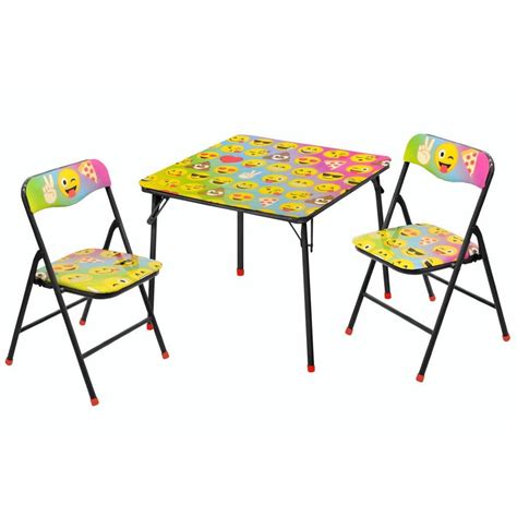 Emoji 3-Piece Table and Chair Set - Walmart.com