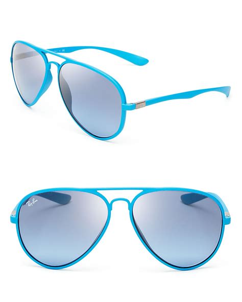 ray ban aviator blue