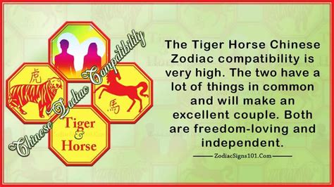 Tiger Horse Compatibility: Original Freedom Seekers - ZodiacSigns101