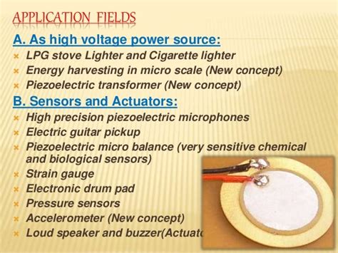 Applications of piezo-electricity