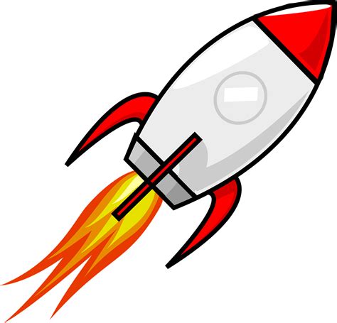 Rocketship Clipart - Png Download - Full Size Clipart (#5710211) - PinClipart