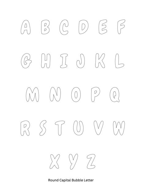 15 Printable Bubble Letter Font Images Printable Bubble, 44% OFF