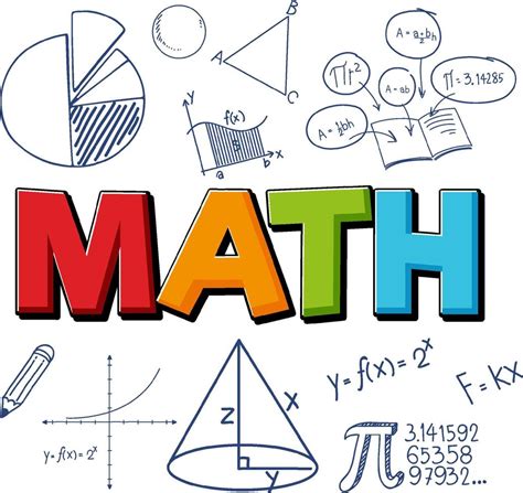 Math font with symbol and formula icon 3492068 Vector Art at Vecteezy