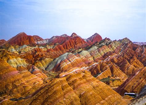 Zhangye Danxia Landform Geological Park, Chinese Rainbow Mountains in Zhangye | Zhangye, Zhangye ...