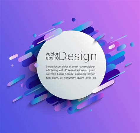 Circle frame with modern gradient background. 332037 Vector Art at Vecteezy