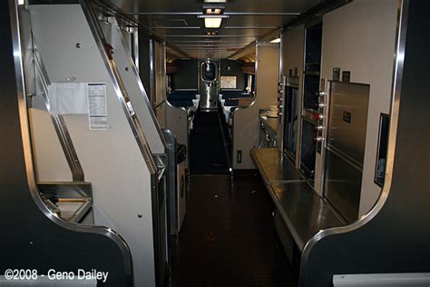 The modern "restaurant on rails" of the Superliner II Diner!