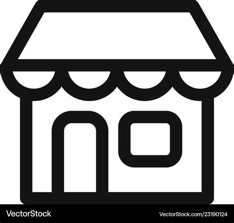 Store icon Royalty Free Vector Image - VectorStock