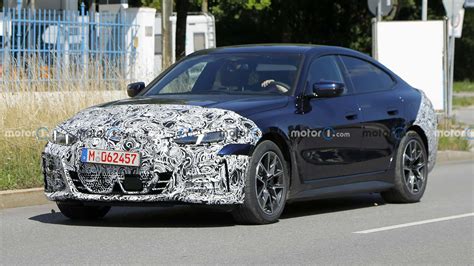 2025 BMW i4 Facelift Spied Partially Showing Updated Headlights