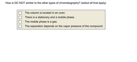 Solved How is GC NOT similar to the other types of | Chegg.com