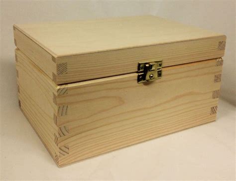 Pine Wood Storage Box - Extra Large