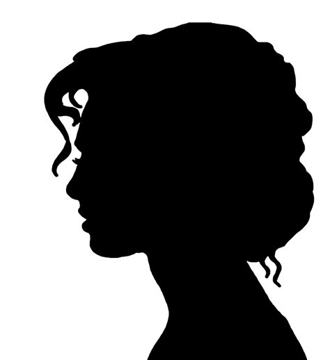 Pin on woman head silhouette