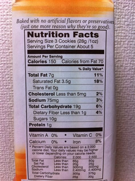 The Best Ideas for Goldfish Crackers Nutrition - Best Recipes Ideas and Collections