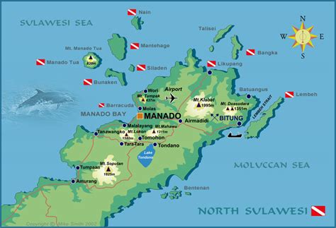 Manado Indonesia Map