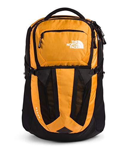 The North Face Recon Laptop Backpack, Summit Gold Ripstop/TNF Black ...