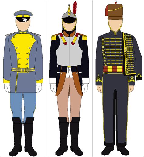 Assorted Cavalry Uniforms by Tounushi on DeviantArt