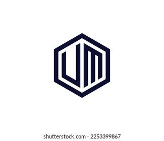 Um Logo Design Vector Template Stock Vector (Royalty Free) 2253399867 | Shutterstock