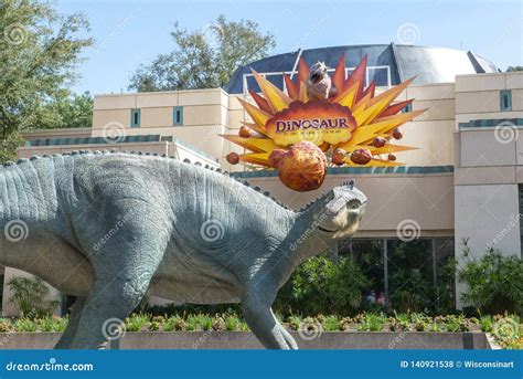 Dinosaur Ride At Disney`s Animal Kingdom Park, Near Orlando, Florida Editorial Image ...