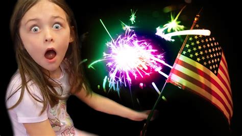 Playing with Fireworks for Kids Family Fun Kid 4th of July Party Kinder ...