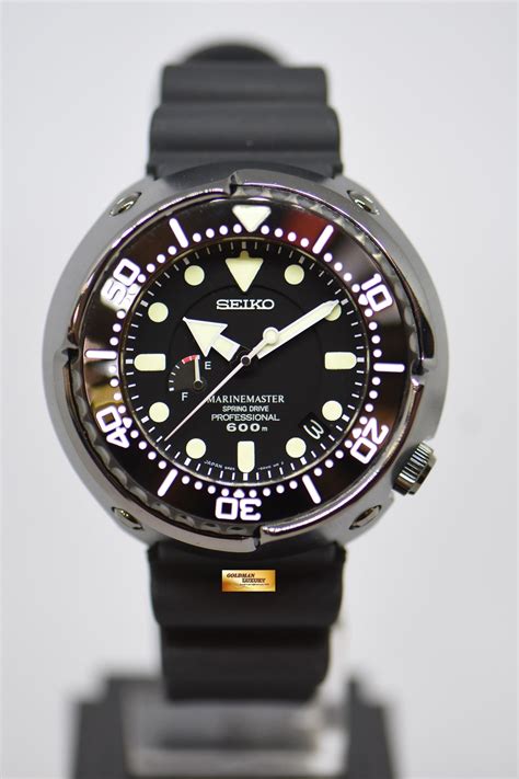 [SOLD] SEIKO PROSPEX MARINEMASTER 600m SPRING DRIVE 49mm BRIGHT TITANI – Goldman Luxury