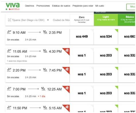 Viva Aerobus launches $ 1 peso flights - The Baja California Post