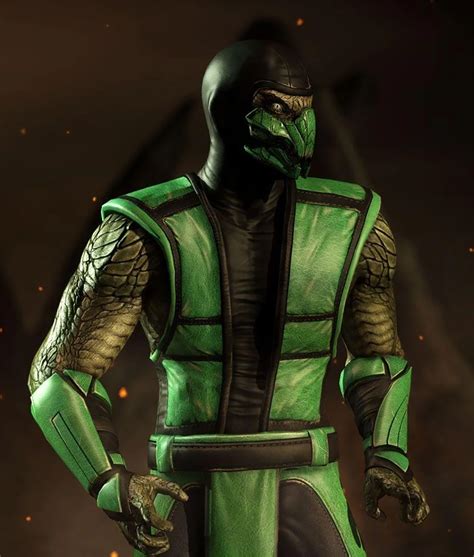 Mortal Kombat Reptile Green Costume Vest | Boss Jackets