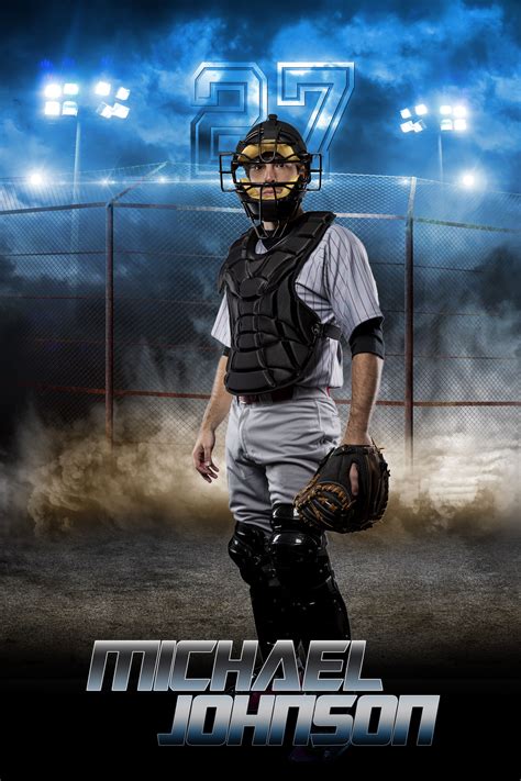 Baseball Card Photoshop Template