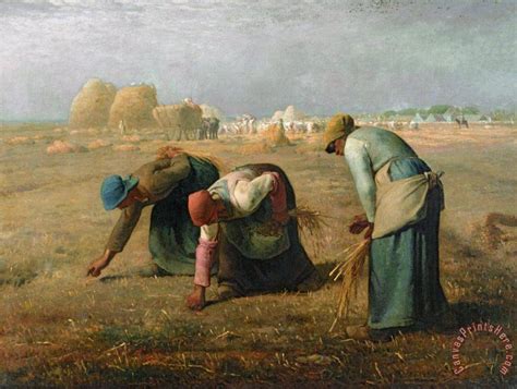 Jean-Francois Millet The Gleaners Art Print for sale - CanvasPrintsHere.com