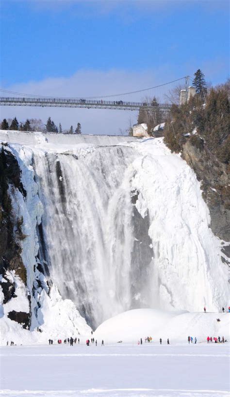 Finding Frozen Beauty at Montmorency Falls (PHOTOS) | Montmorency ...