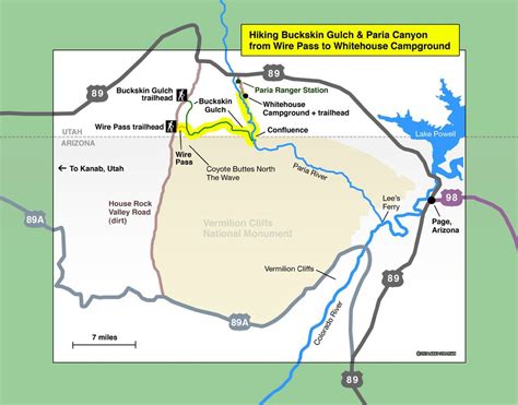 Buckskin Gulch/Paria Canyon Context Map