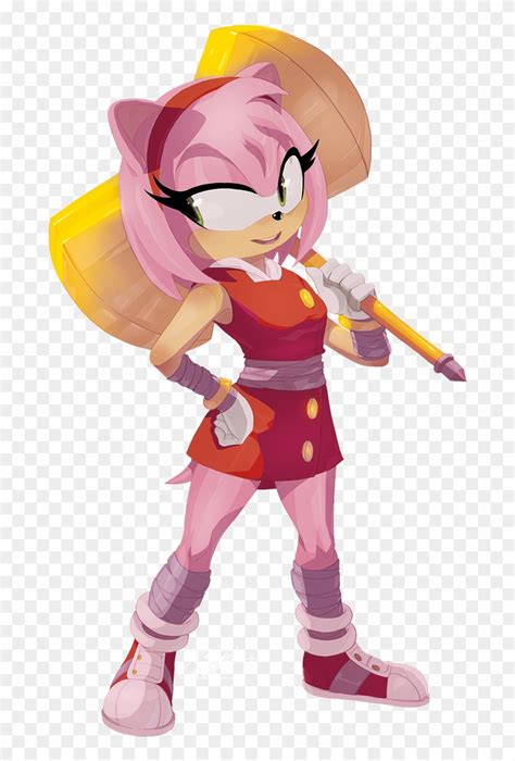 Amy Rose Sonic Boom - Amy Rose Hammer Cosplay, HD Png Download ...