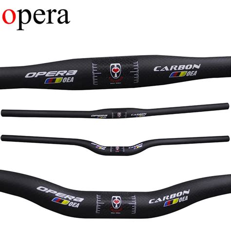 brand opera carbon fiber bicycle handlebar matte mountain bike carbon handlebar 600mm 760mm mtb ...