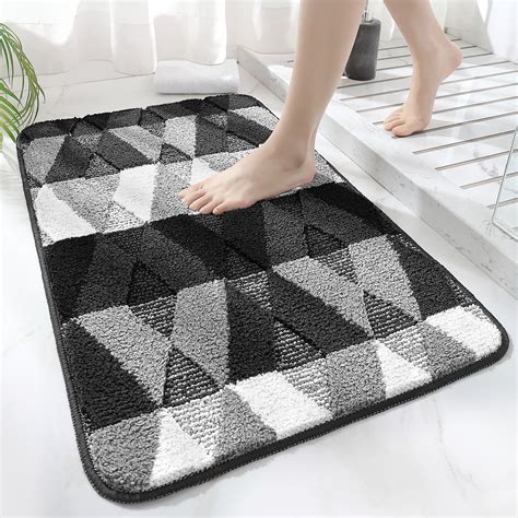 OEAKAY Bath Rugs and Mat,Ultra Softness Non-Slip Absorbent, Washable Bath Carpet Floor Mats for ...