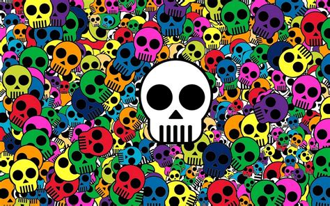 Skull head illustration HD wallpaper | Wallpaper Flare