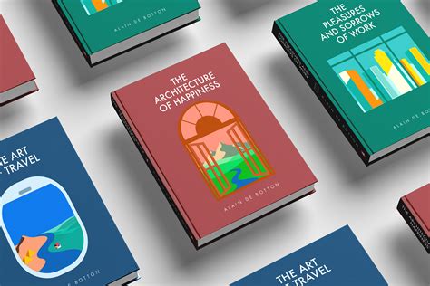 Alain de Botton's Books of Philosophy Cover Redesign on Behance