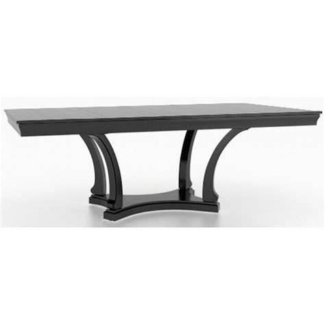 Canadel Classic 1xTRE042883434MCQNF+1xBAS02004NA34MCQ Customizable Rectangular Dining Table with ...