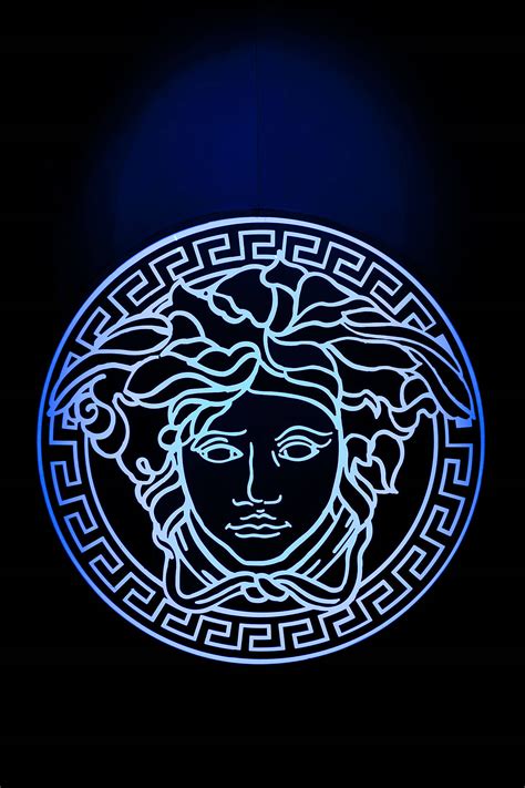 Download Versace Men Logo Black Portrait Wallpaper | Wallpapers.com