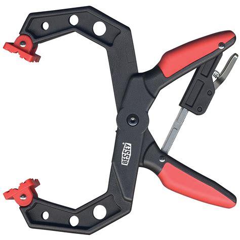 BESSEY 2 in. Capacity Square Jawed Ratcheting Hand Clamp-XCRG2 - The ...