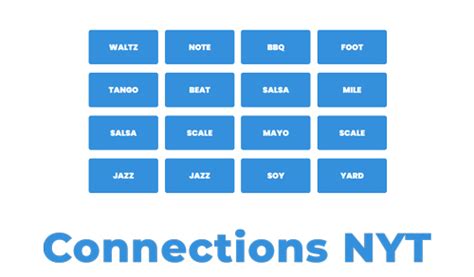 Connections NYT - Play Connections NYT On Connections NYT