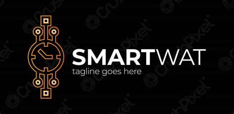 Smart watch logo smart watch application logo vector icon ilustration ...