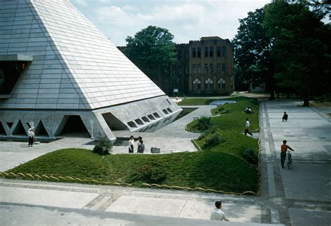 German Postwar Modern — Auditorium (1958-60) of Gakushuin University in...