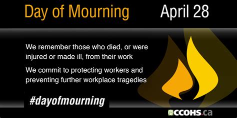 National Day of Mourning remembers workers - Ground Water CanadaGround ...